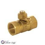 شیر گازی برنجی - بال ولو