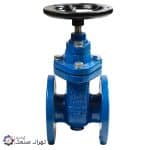 شیر فلکه کشویی چدنی